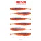Reiva Tiny Worm narancs Disco 6 cm 1,1 g 6 db/csomag lágy műcsali
