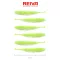 Reiva Tiny Worm Flash chartreuse 6 cm 1,1 g 6 db/csomag lágy műcsali