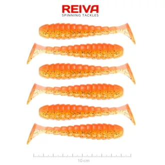 Reiva Stream Shad Shiny narancs 10 cm 8,8 g gumihal