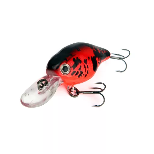 Reiva Joker D piros fekete 3,8 cm 4,6 g úszó crankbait wobbler