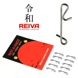   Reiva Not a Knot M (15 mm) szürke csomómentes kapocs 10 db/csomag