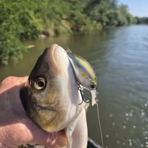Reiva Fat Boy Bone Bone fehér 5,5 cm 10 g úszó crankbait wobbler