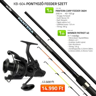 Nevis Pantera Carp pontyozó feeder szett 360 cm