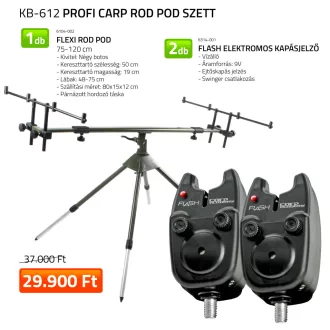Nevis Profi Carp Flexi szett 4 botos rod pod