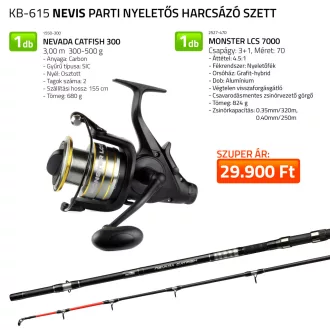   Nevis Nevada Catfish Monster 7000 parti harcsázó szett 300 cm