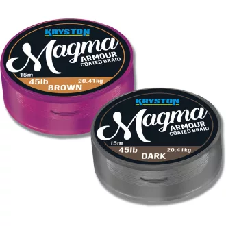   Kryston Magma Armour Coated Braid 15 m 45 lb barna fonott előkezsinór