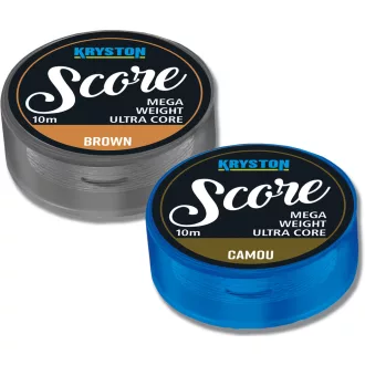   Kryston Score Heavyweight Leadcore 10 m 25 lb barna ólombetétes előtétzsinór