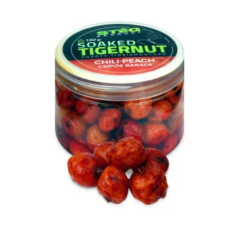   Stég Soaked Tigernut Chili- Peach horogra való tigrismogyoró 130 g