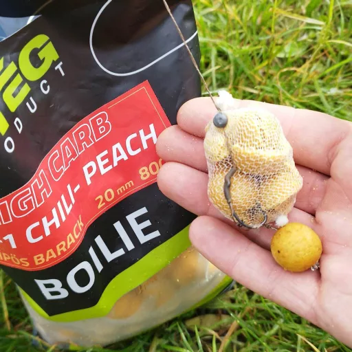 Stég High Carb Sz-1 Chili-peach 20 mm 800 g etetőbojli
