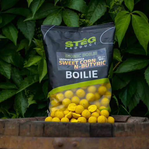 Stég Bionic Corn N-butyric 20 mm 800 g etetőbojli