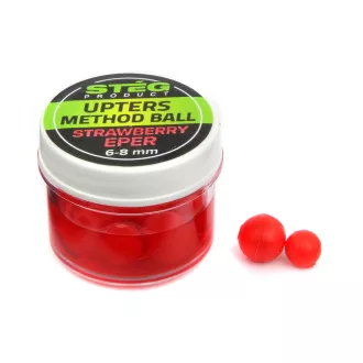   Stég Upters Method Ball Strawberry 6–8 mm imitációs horogcsali 10 db