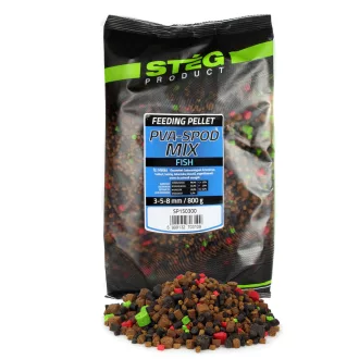 Stég Pva-spod Mix Fish 3–5–8 mm PVA bag mix 800 g