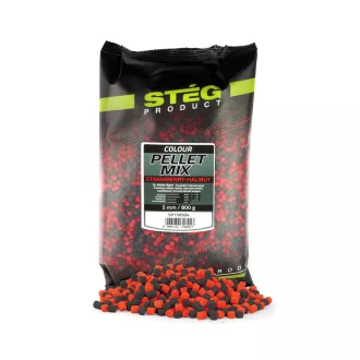 Stég Pellet Mix Strawberry-halibut 5 mm 800 g etetőpellet