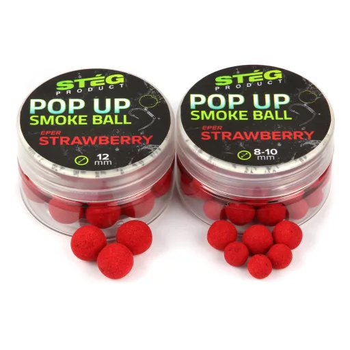 Stég Pop Up Smoke Ball 8-10mm 10g Strawberry