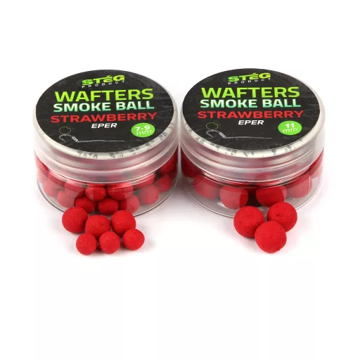 Stég Smoke Ball Strawberry 11 mm 15 g wafter csali