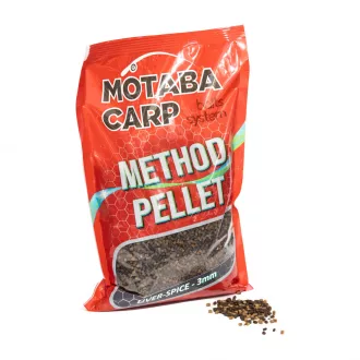   Motaba Carp Method Pellet Máj-fűszer 3 mm 800 g etetőpellet
