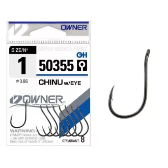 Owner Chinu WE 50355 1-es füles szakállas horog