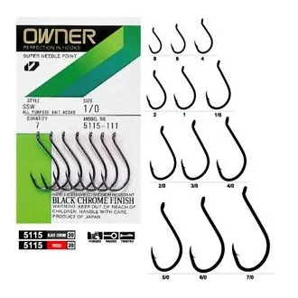 Owner OH SSW 5115 1-es füles szakállas horog