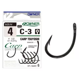 Owner Carp C-3 53263 1-es bojlis szakállas horog