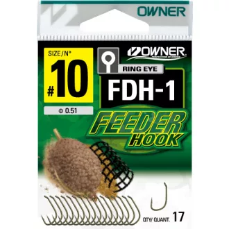 Owner FDH-1 6-os füles szakállas horog 16 db/csomag