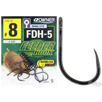   Owner FDH-5 10-es füles szakáll nélküli horog 9 db/csomag