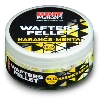   Bait Maker BaitMaker Pellet Narancs-menta 10 / 12 mm 30 g wafter csali