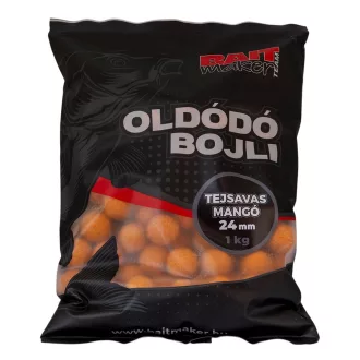   Bait Maker BaitMaker Oldódó Tejsavas Mangó 24 mm 1 kg etetőbojli