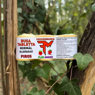   Feedermánia Fluo Smoke Busa Tabletta Normál Oldódású Piros busa tabletta