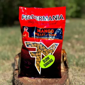   Feedermánia Slow Sinking Pellet Mango 9 mm 800 g etetőpellet