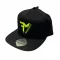 Feedermánia Snapback fekete-fluorzöld baseball sapka