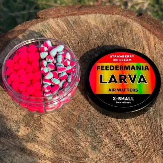   Feedermánia Larva Air Two Tone Strawberry Ice Cream wafter csali 6–7 mm