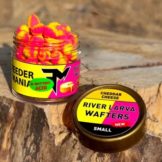 Feedermánia River Larva Cheddar Cheese Small wafter csali