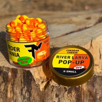   Feedermánia River Larva Cheddar Cheese (cheddar sajt-vajsav) 30 g pop-up csali