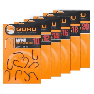 Guru MWG 12-es füles szakállas horog 10 db/csomag