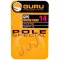 Guru Pole Special 16-os lapkás szakállas horog 10 db/csomag
