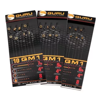 Guru QM1 10 cm 0,17 mm 16-os előkötött horog 8 db/csomag