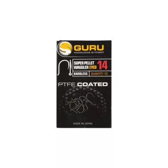   Guru Super Pellet waggler 10-es füles szakáll nélküli horog 10 db/csomag