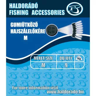   Haldorádó Gumiütköző hajszálelőkére közepes M stopper