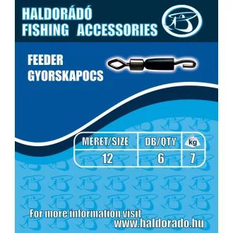 Haldorádó feeder gyorskapocs L match gyorskapocs