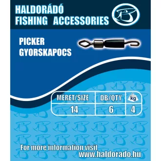 Haldorádó feeder gyorskapocs S match gyorskapocs