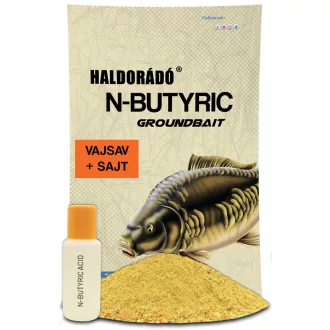   Haldorádó N-butyric Groundbait Vajsav + Sajt 800 g + 50 ml aroma etetőanyag