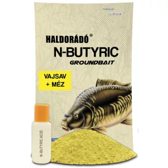   Haldorádó N-butyric Groundbait Vajsav + Méz 800 g + 50 ml aroma etetőanyag