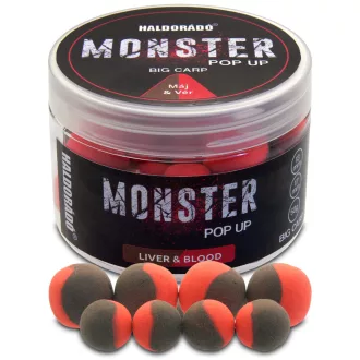   Haldorádó Monster Big Carp Máj & Vér 13, 17 mm 50 g pop-up csali