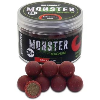   Haldorádó Monster Magnum 20+ Fűszeres Máj 80 g horogbojli