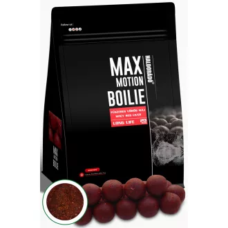   Haldorádó Max Motion Long Life Fűszeres Vörös Máj 20 mm 800 g etetőbojli