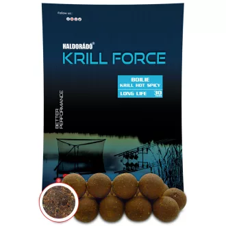   Haldorádó Krill Force Long Life Krill Hot Spicy 30 mm 700 g etetőbojli