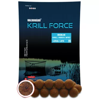   Haldorádó Krill Force Long Life Krill Indian Spice 16 mm 700 g etetőbojli