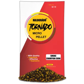   Haldorádó Tornado Smoke Micro Pellet Champion Corn 400 g etetőpellet