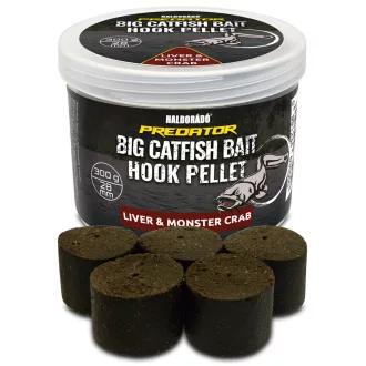   Haldorádó Catfish Bait Hook Pellet Liver & Monster Crab 28 mm 300 g horogpellet
