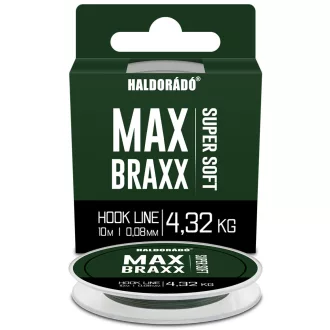   Haldorádó Max Braxx Super Soft Hook 0,08 mm 4,32 kg fonott előkezsinór
